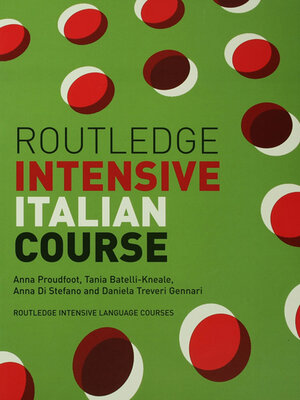 cover image of Routledge Intensive Italian Course